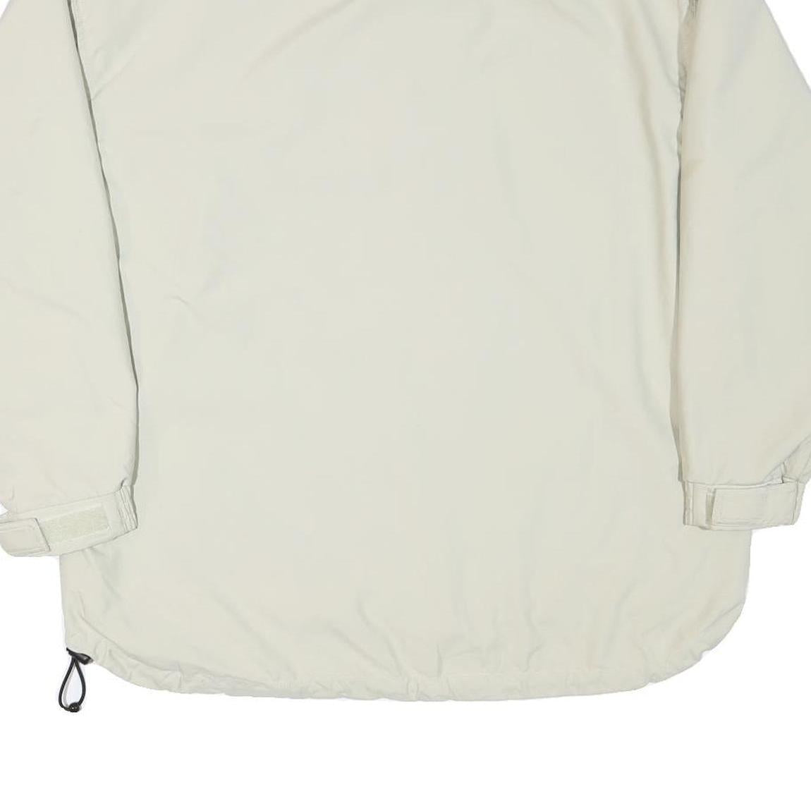 LEE Mens Beige Zip Jacket M Polyester Blend Classic Outdoor Casual Lightweight