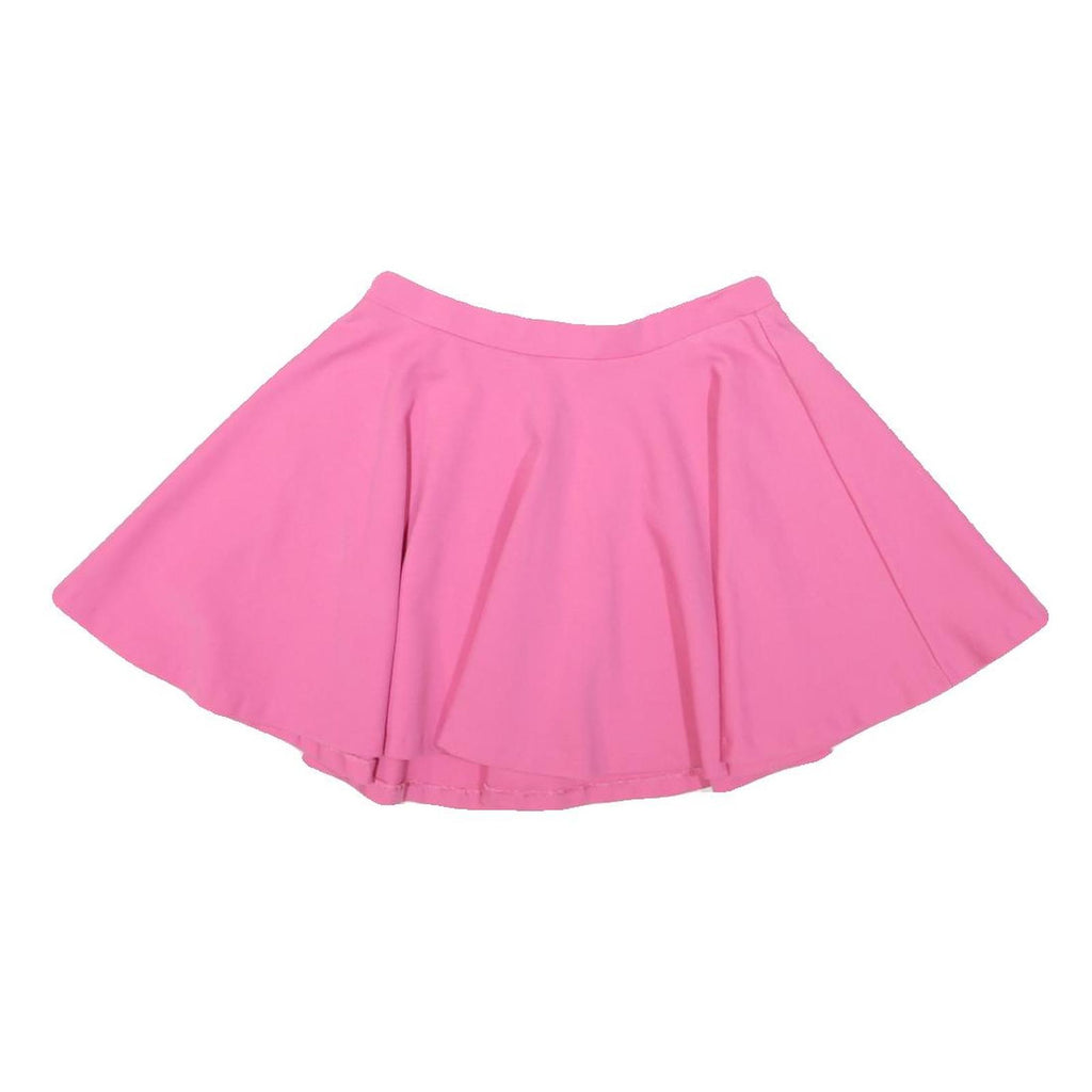 POLO RALPH LAUREN Womens Pink Skater Short Cotton Blend Skirt XS Flared