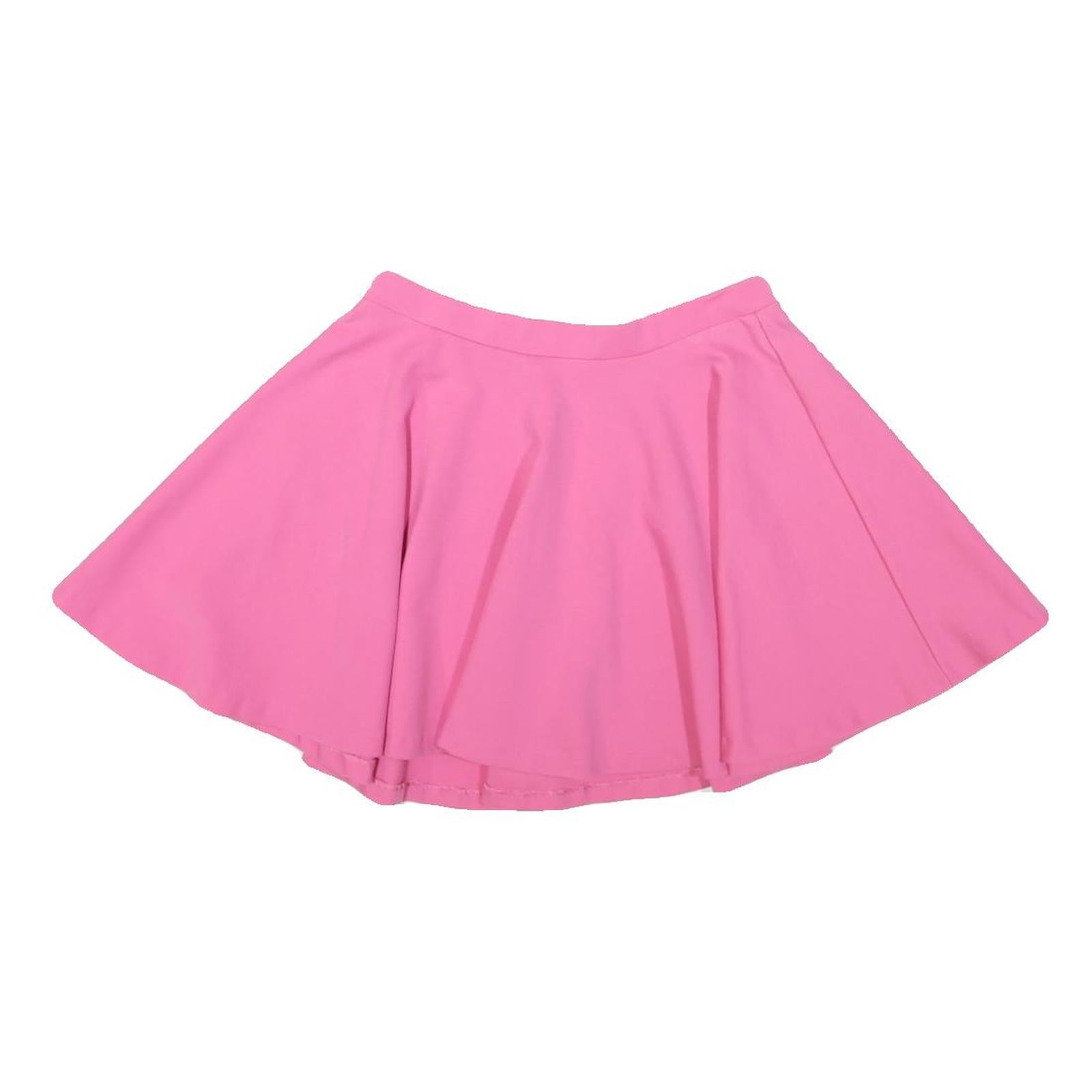 POLO RALPH LAUREN Womens Pink Skater Short Cotton Blend Skirt XS Flared
