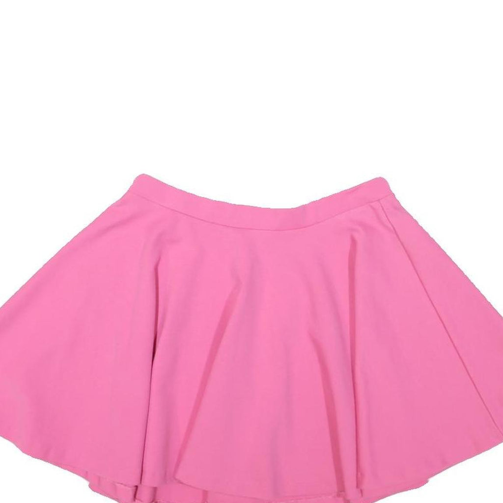 POLO RALPH LAUREN Womens Pink Skater Short Cotton Blend Skirt XS Flared