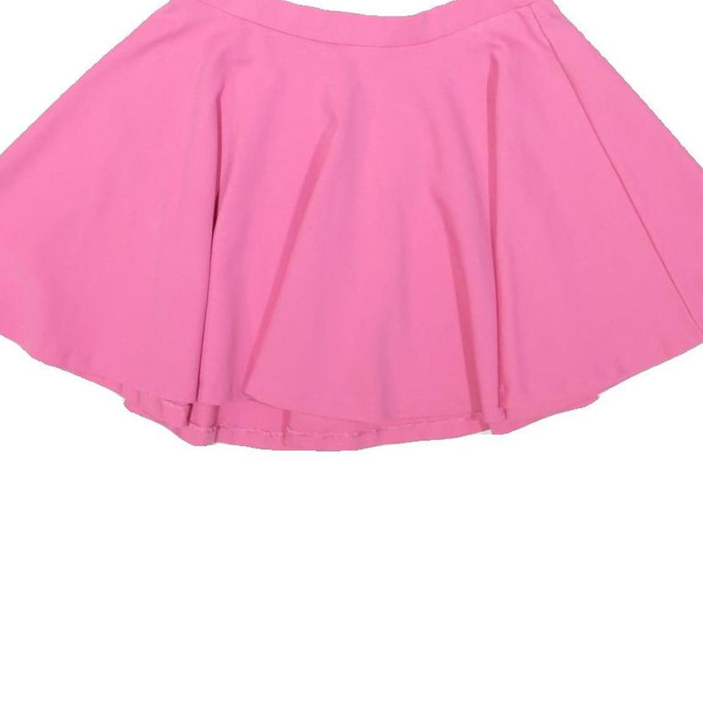 POLO RALPH LAUREN Womens Pink Skater Short Cotton Blend Skirt XS Flared