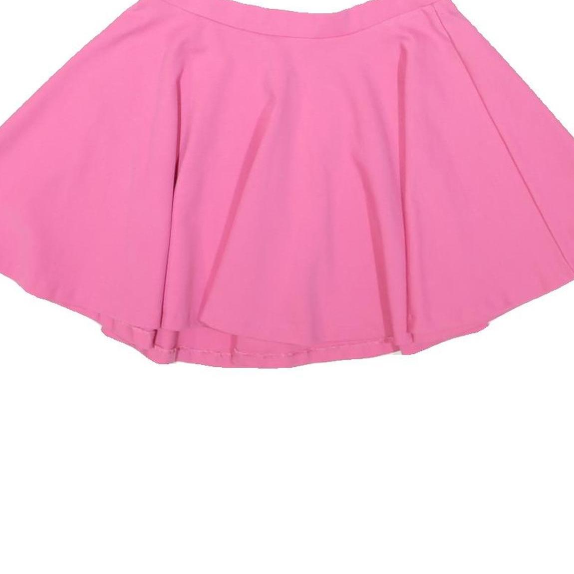 POLO RALPH LAUREN Womens Pink Skater Short Cotton Blend Skirt XS Flared