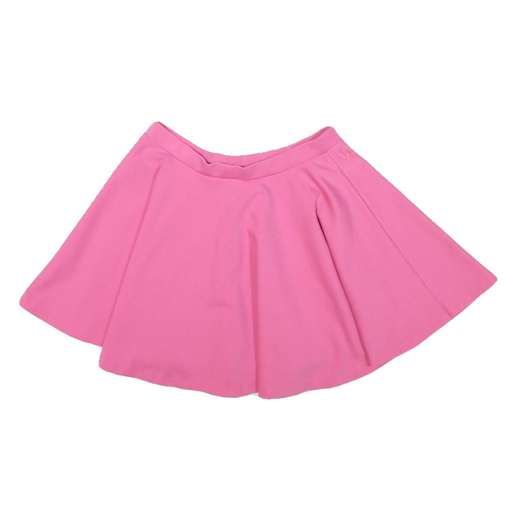 POLO RALPH LAUREN Womens Pink Skater Short Cotton Blend Skirt XS Flared