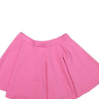 POLO RALPH LAUREN Womens Pink Skater Short Cotton Blend Skirt XS Flared