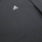 ADIDAS Mens Black Sweatshirt Crew Neck M Climalite Cotton Pullover