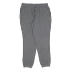 REEBOK Mens Joggers Grey M W30 L28 Cotton Blend Regular Tapered Fit Casual