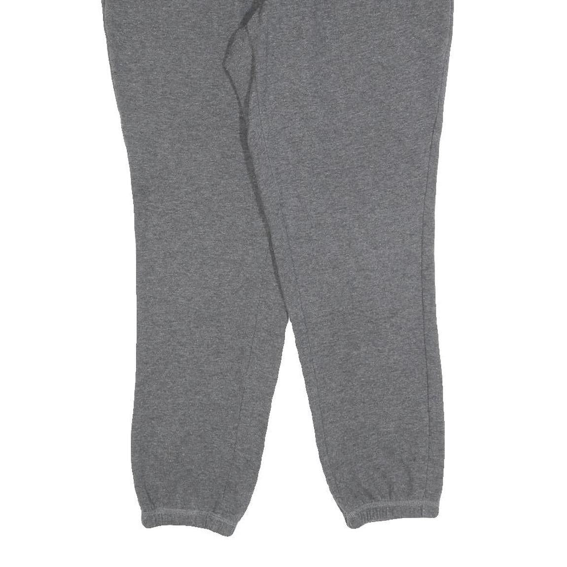 REEBOK Mens Joggers Grey M W30 L28 Cotton Blend Regular Tapered Fit Casual