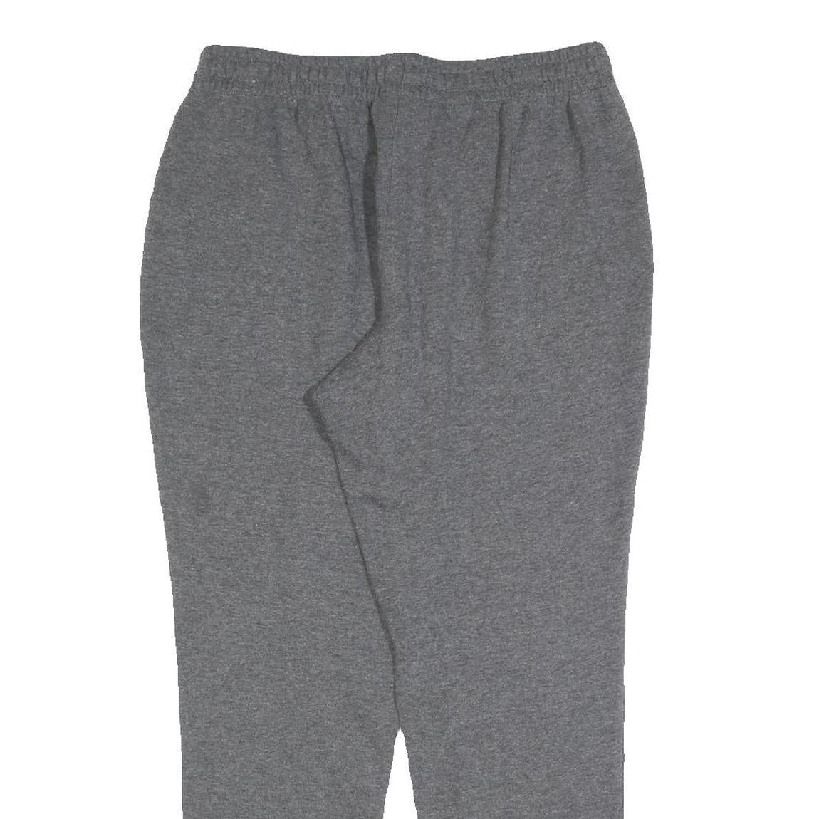 REEBOK Mens Joggers Grey M W30 L28 Cotton Blend Regular Tapered Fit Casual