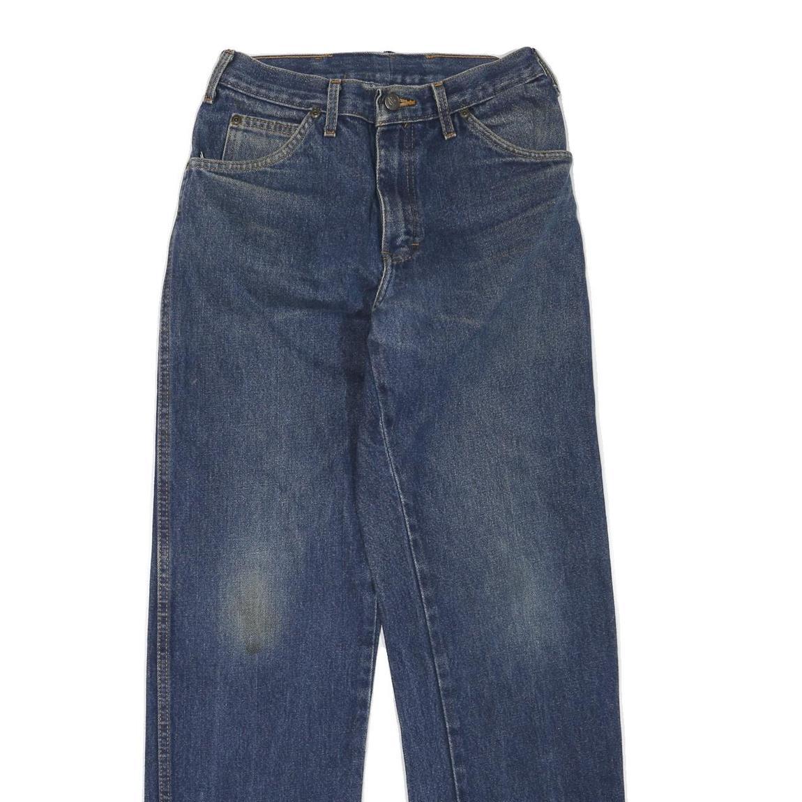 DICKIES Womens Regular Fit Blue Denim Jeans W28 L32 Zip Cotton Blend Casual