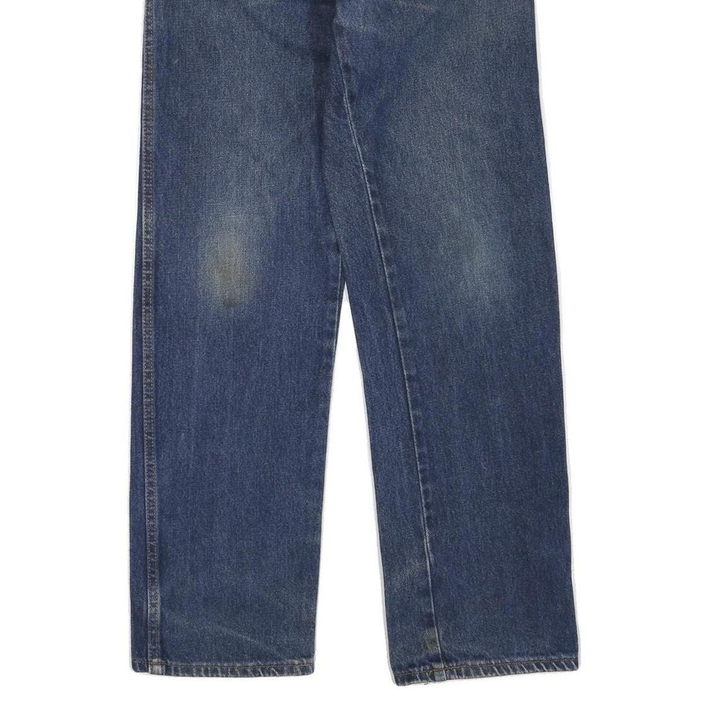 DICKIES Womens Regular Fit Blue Denim Jeans W28 L32 Zip Cotton Blend Casual