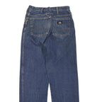 DICKIES Womens Regular Fit Blue Denim Jeans W28 L32 Zip Cotton Blend Casual