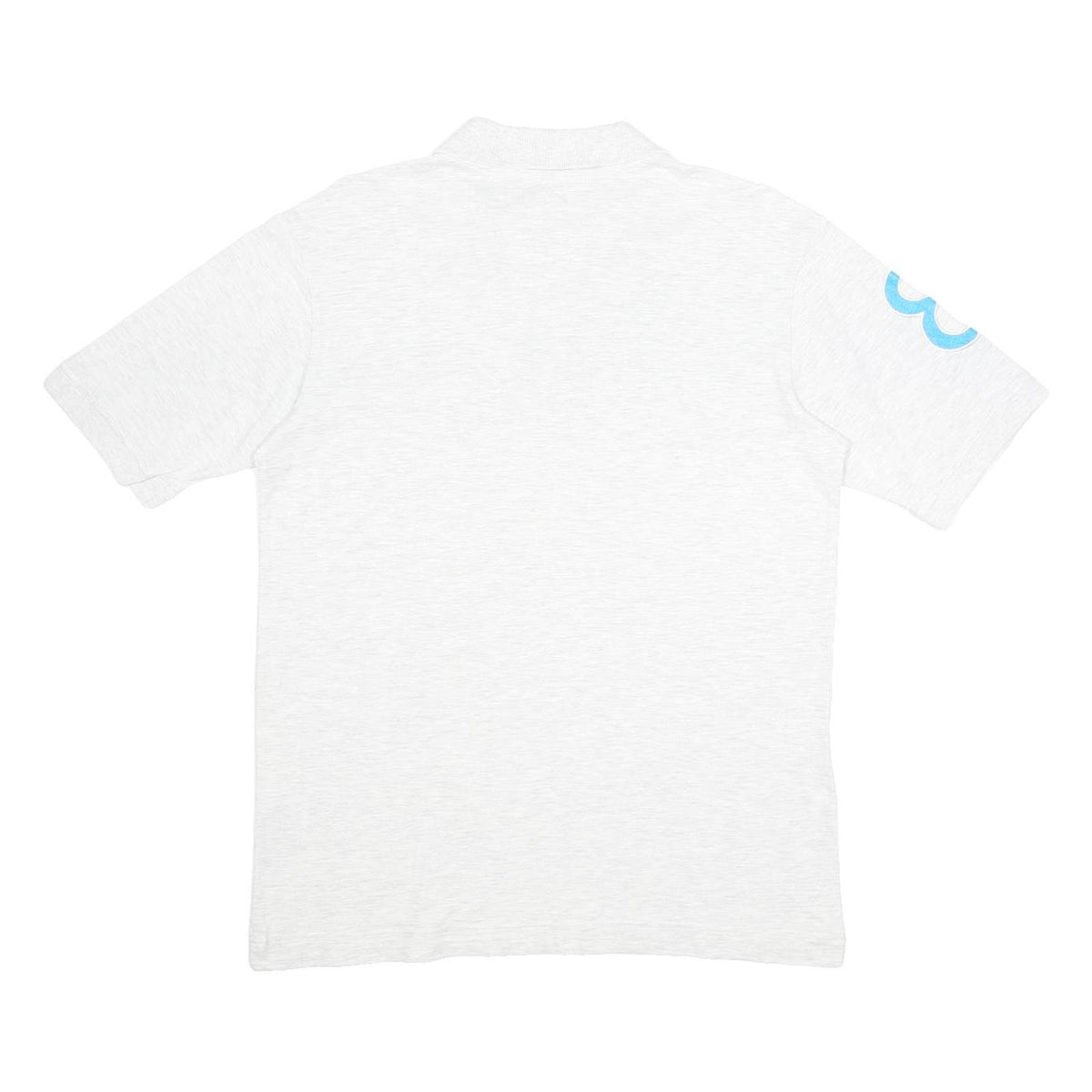 KAPPA Mens White Short Sleeve Plain Polo Shirt L Cotton Casual Summer