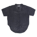 SORREL LINES Womens Shirt Black Collared M