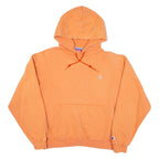 CHAMPION Womens Orange Hoodie M