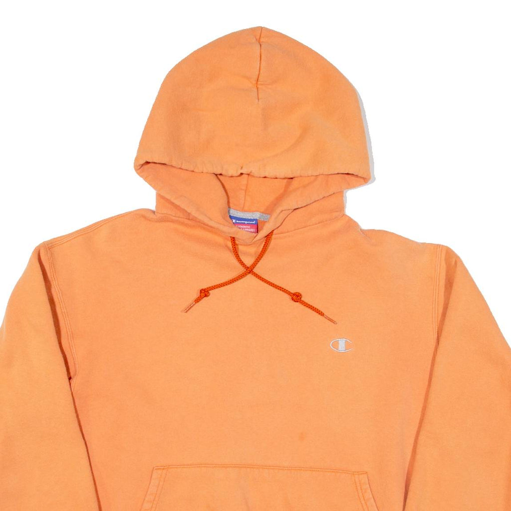 CHAMPION Womens Orange Hoodie M