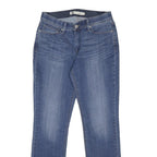 LEVI'S 525 Womens Blue Regular Skinny Denim Medium W28 L32 Zip Cotton Blend