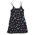 JIGSAW Womens Day Dress Brown Floral Sleeveless Short UK 10