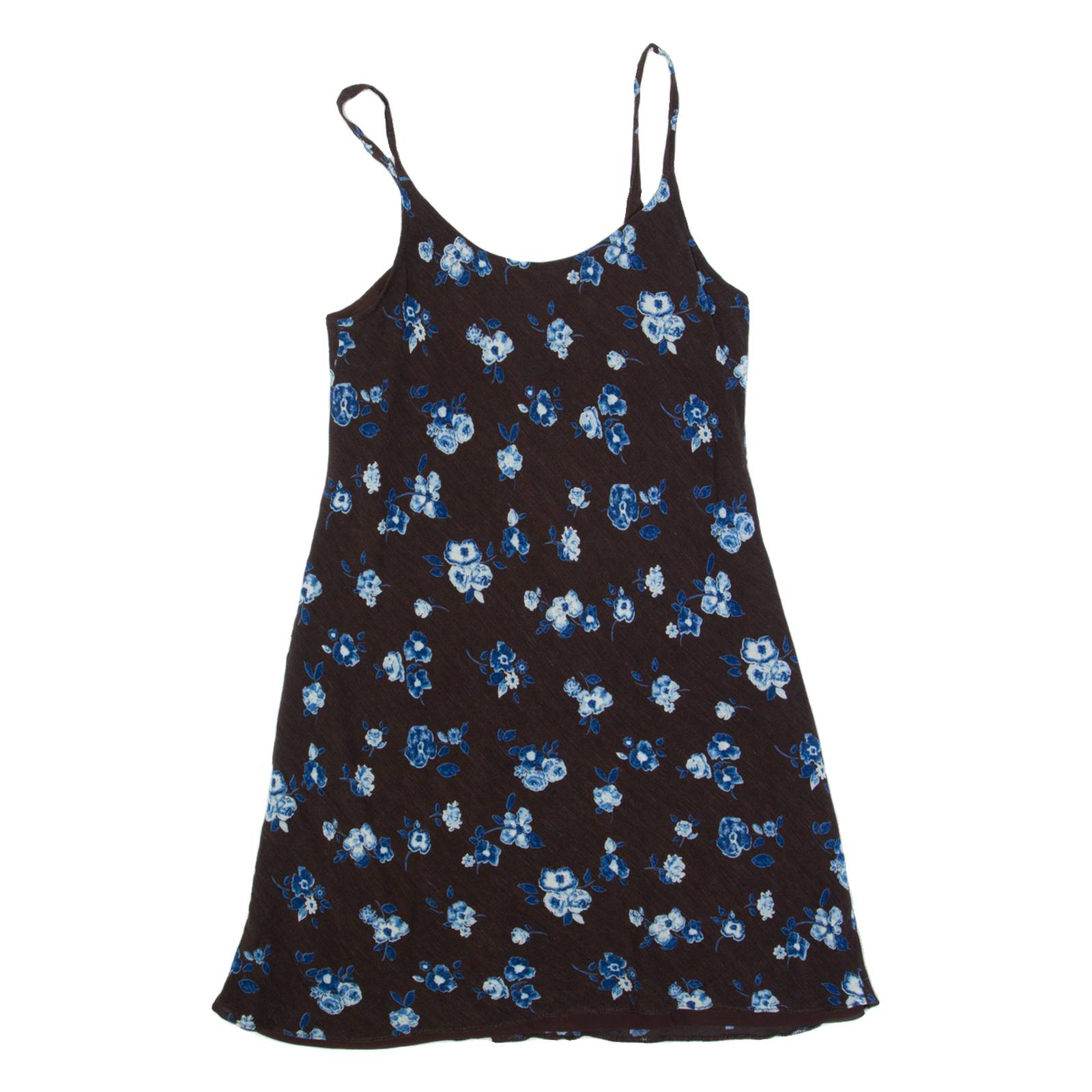 JIGSAW Womens Day Dress Brown Floral Sleeveless Short UK 10