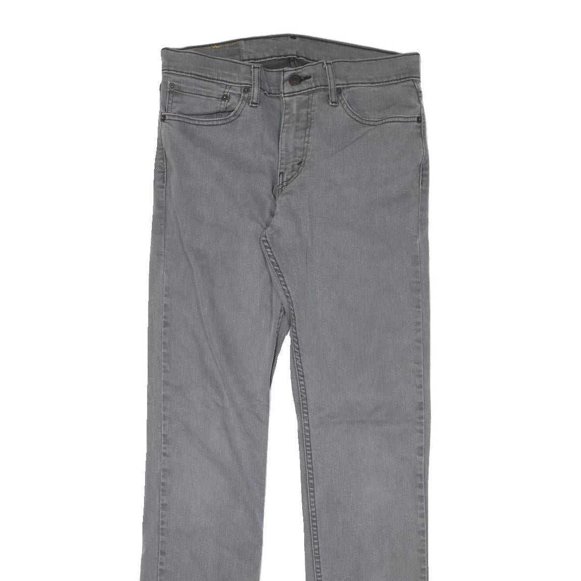 LEVI'S 511 Mens Slim Grey Denim Jeans Cotton Blend W30 L32 Stylish Casual