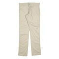 DICKIES Mens Slim Beige Cotton Blend Trousers W28 L30 Workwear Zip Closure