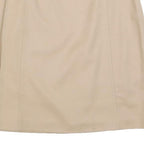 WEEKEND MAX MARA Womens Beige Mini Woven Plain Skirt M Classic Style