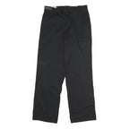 DICKIES Womens Regular Fit Black Polyester Blend Trousers W30 L30 Workwear Zip