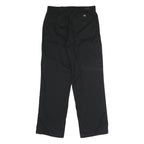 DICKIES Womens Regular Fit Black Polyester Blend Trousers W30 L30 Workwear Zip