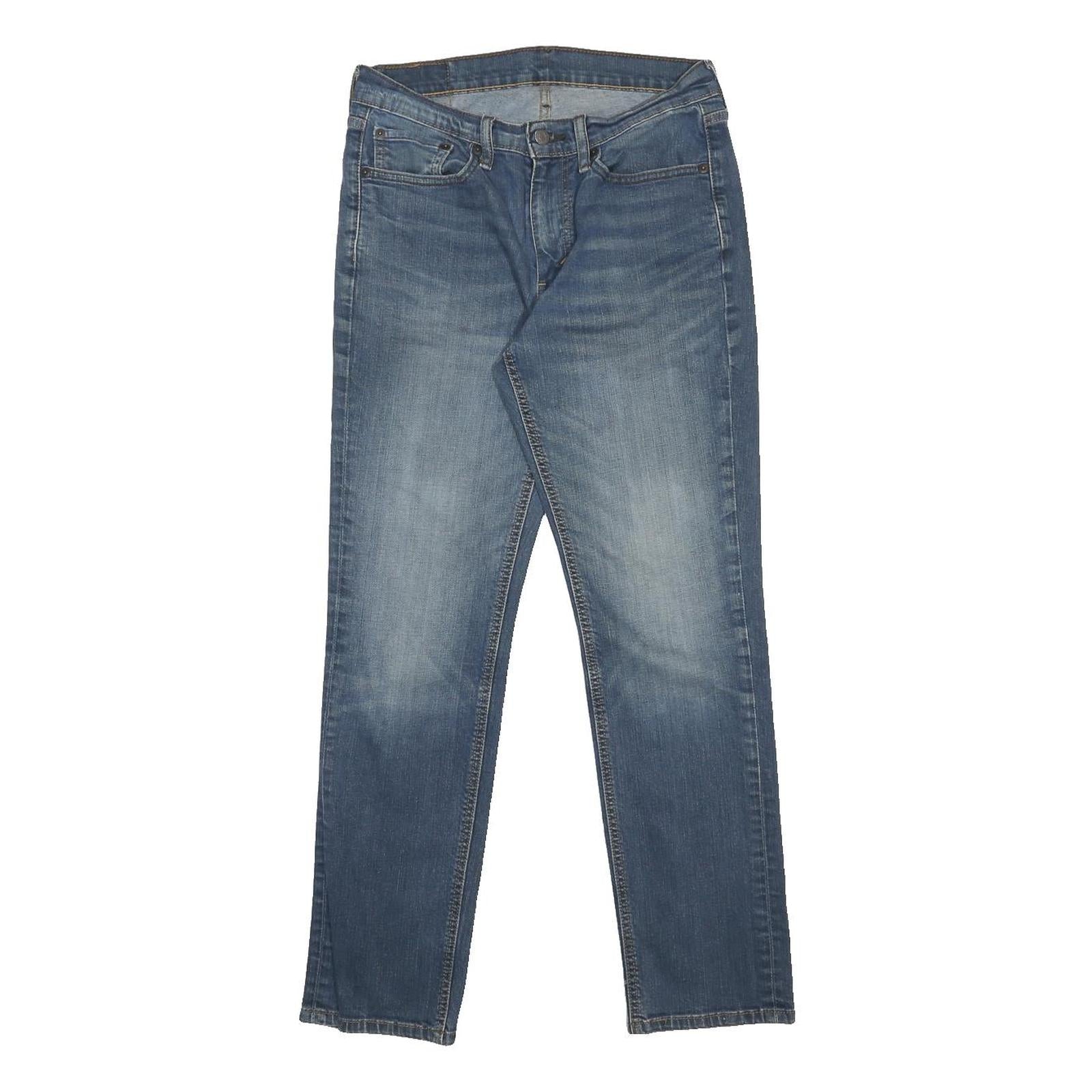 LEVI'S 541 Mens Jeans Blue Slim Skinny Denim Medium W31 L29 Zip Closure