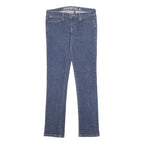 GUESS Womens Regular Blue Denim Cotton Jeans W28 L31 Classic Fit Button Closure