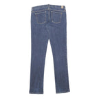 GUESS Womens Regular Blue Denim Cotton Jeans W28 L31 Classic Fit Button Closure