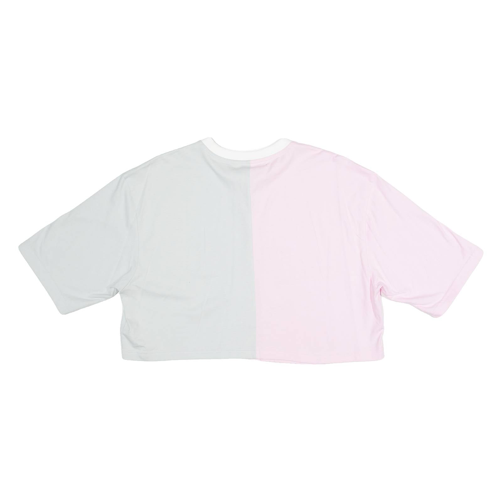 ADIDAS Crop Womens T-Shirt Grey UK 8