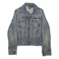 DKNY Womens Blue Denim Button Jacket M Cotton Classic Casual Retro