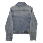 DKNY Womens Blue Denim Button Jacket M Cotton Classic Casual Retro