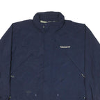 TIMBERLAND Mens Navy Blue Outdoor Jacket XL Polyester Zip Water Resistant