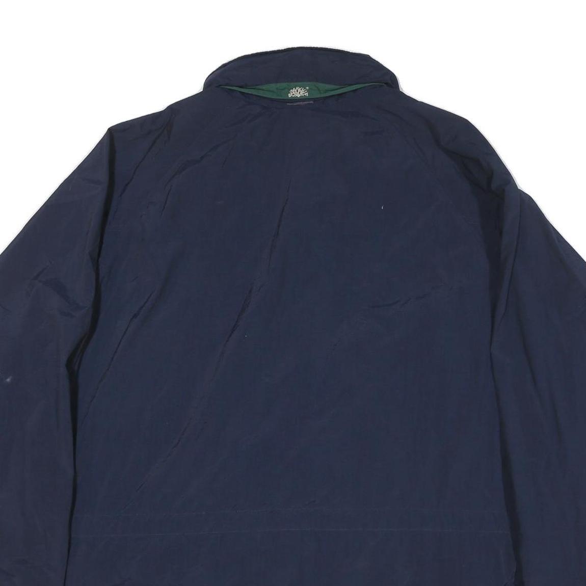 TIMBERLAND Mens Navy Blue Outdoor Jacket XL Polyester Zip Water Resistant