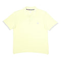 ADIDAS Womens Yellow Cotton Short Sleeve Plain L Casual Sport Polo Shirt
