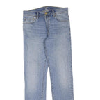 CARHARTT Mens Regular Fit Blue Denim Jeans W30 L32 Casual Cotton Blend Zip