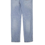 CARHARTT Mens Regular Fit Blue Denim Jeans W30 L32 Casual Cotton Blend Zip