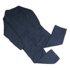 Mens Navy Blue Dungarees Polyester Blend Regular Fit M W41 L26 Workwear Zippered