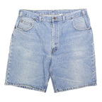 FADED GLORY Mens Denim Blue Shorts L W36 Classic Fit Cotton Blend