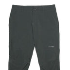 SHERPA Womens Polyamide Blend Black Regular Fit Straight Leg Trousers W36 L27