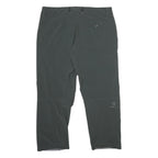 SHERPA Womens Polyamide Blend Black Regular Fit Straight Leg Trousers W36 L27