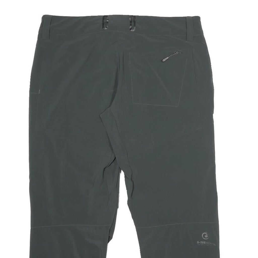 SHERPA Womens Polyamide Blend Black Regular Fit Straight Leg Trousers W36 L27