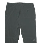 SHERPA Womens Polyamide Blend Black Regular Fit Straight Leg Trousers W36 L27