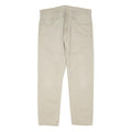 LEVI'S Mens Cotton Blend Beige Regular Straight Trousers W34 L27 Casual Classic