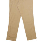 LEVI'S Womens Cotton Blend Beige Regular Fit Straight Trousers W30 L27 Stylish