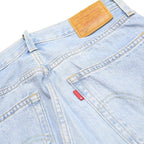 LEVI'S 501 Womens Light Blue Regular Straight Denim Stone Wash W25 L26 Classic