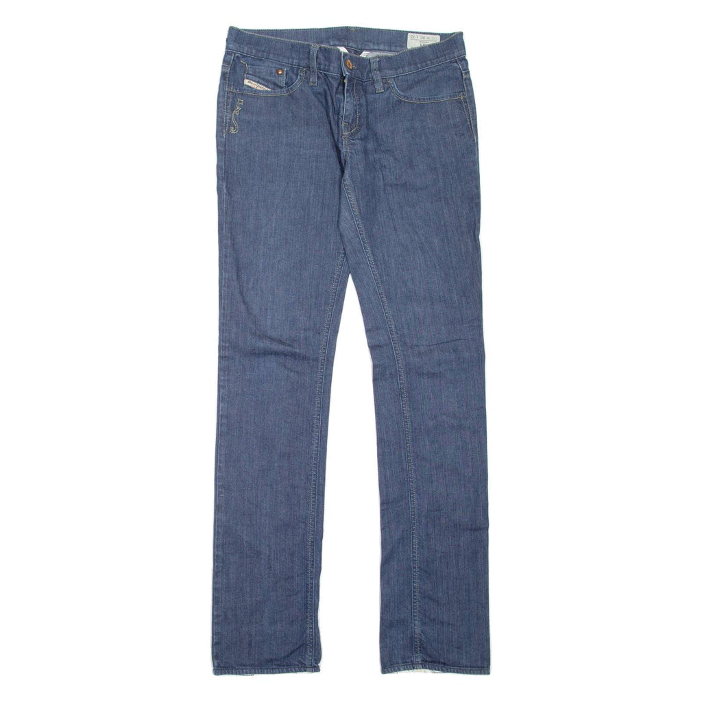 DIESEL Liv Womens Jeans Blue Regular Straight W30 L32