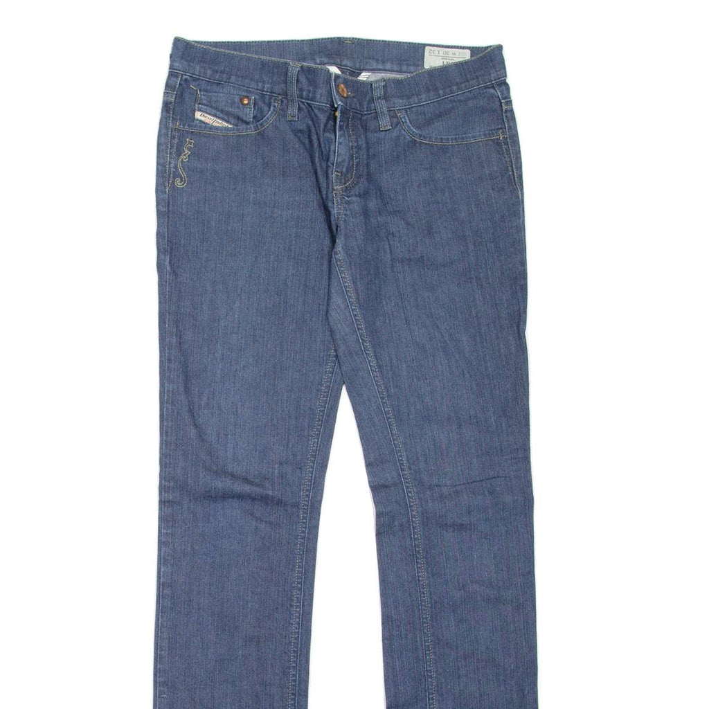 DIESEL Liv Womens Jeans Blue Regular Straight W30 L32