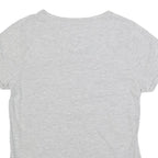 DIESEL Womens Grey XL Casual T-Shirt Short Sleeve Crew Neck Cotton Blend